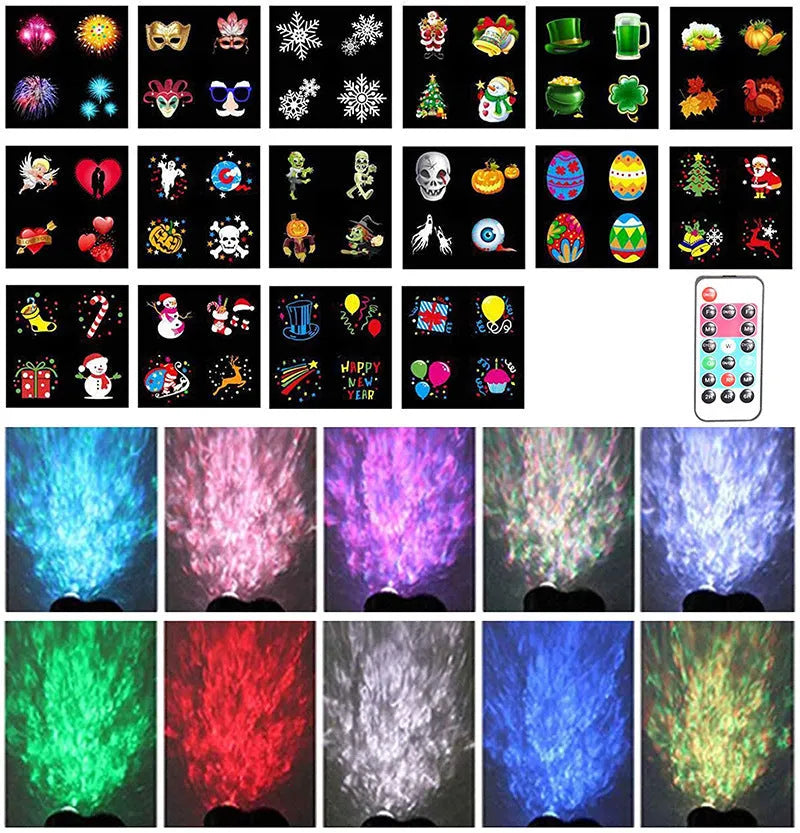 Outdoor double tube animated water pattern LED light with IP65 waterproof rating