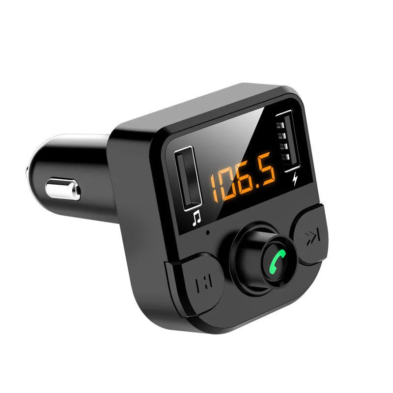 BT36B black car MP3 Bluetooth player with 1.1-inch screen for wireless audio streaming