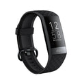 Black smart watch with ECG, blood pressure, and blood oxygen monitoring on a wrist.