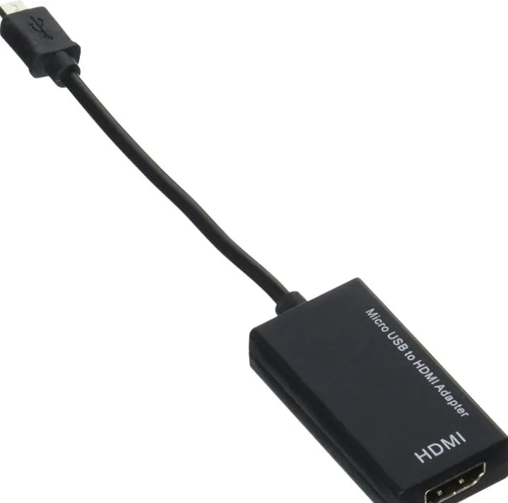 Black DisplayPort to HDMI adapter with 12cm cable for connecting laptops to monitors