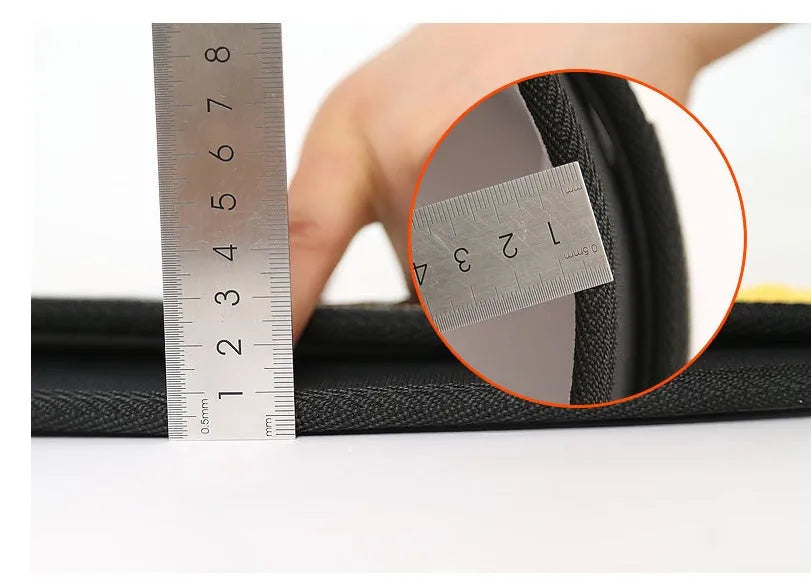 Black nylon fitness weightlifting waistband belt for adult training