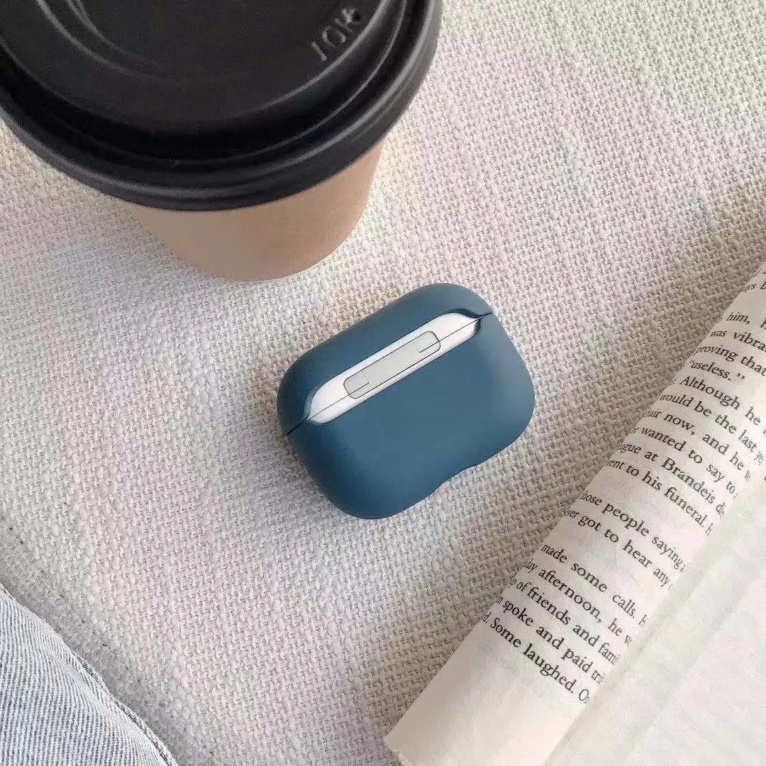AirPods Pro plastic protective case in multiple colour options including black, pink, green and blue