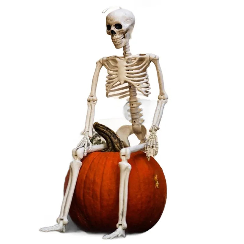 90cm tall Halloween skeleton model with movable joints in plastic construction