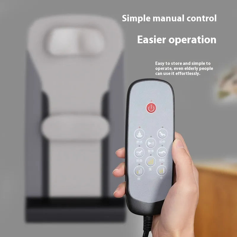 Electric full body massage mat with PU leather surface, AC powered, airbag clamp and friction functions, AVS-307C