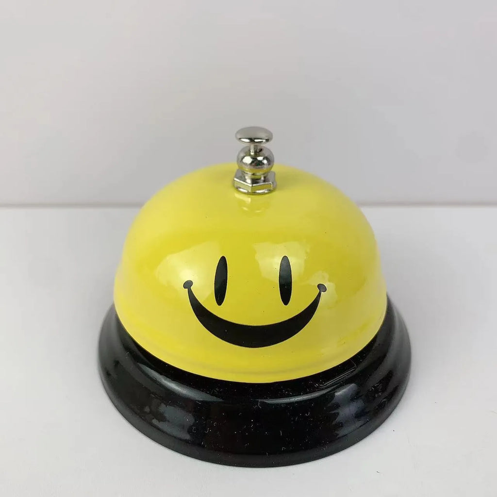 Iron game bell for classroom or restaurant use in various colours including green tea and rose kiss