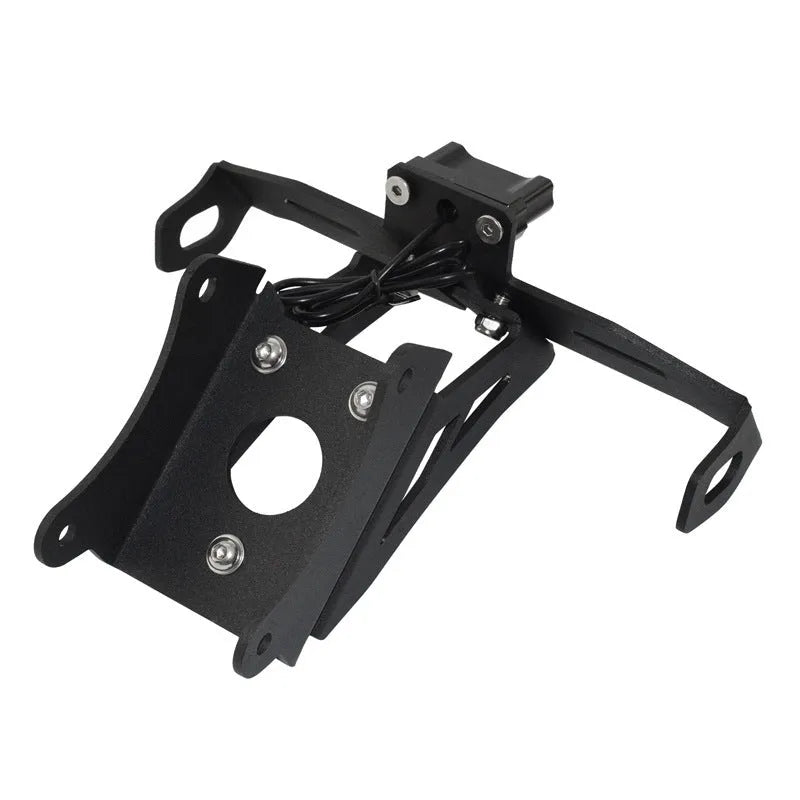 Black aluminium alloy Honda motorcycle short tail licence plate holder bracket