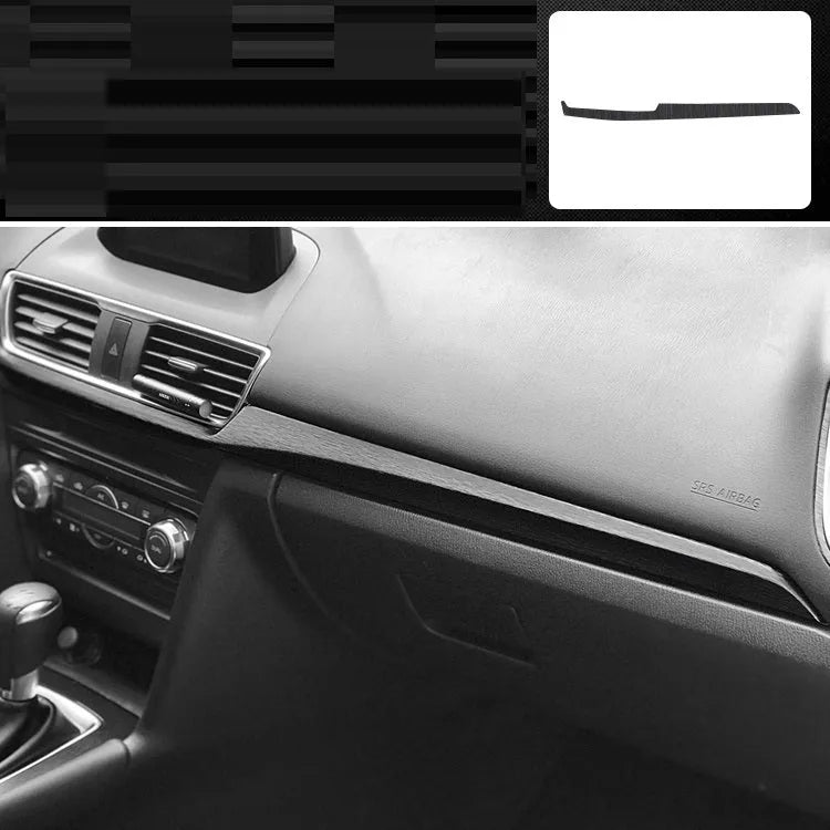 Pre-cut matte black vinyl sticker kit for Audi Volkswagen Seat interior centre console and dashboard