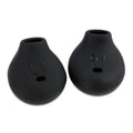 Black and white silicone earphone sleeves for Samsung Galaxy S6 Edge G9200 G9250 G920A