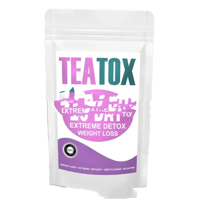 28 Days Slim Flat Tummy Tea for Women herbal tea collection with multiple tea bags