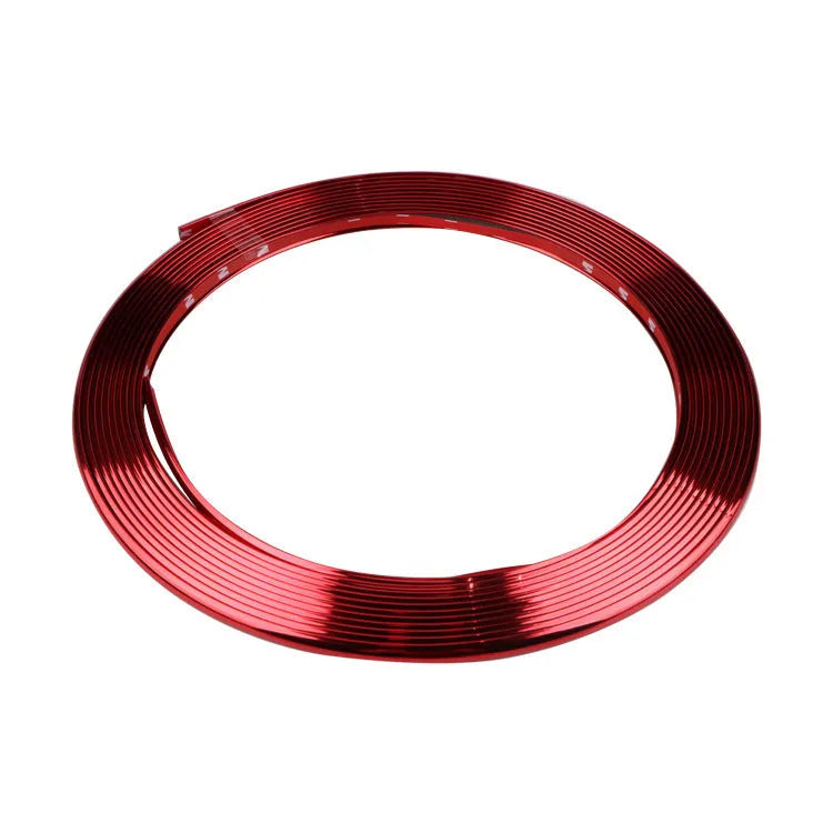 Galvanised purple PVC wheel trim roll for car rim protection and decoration