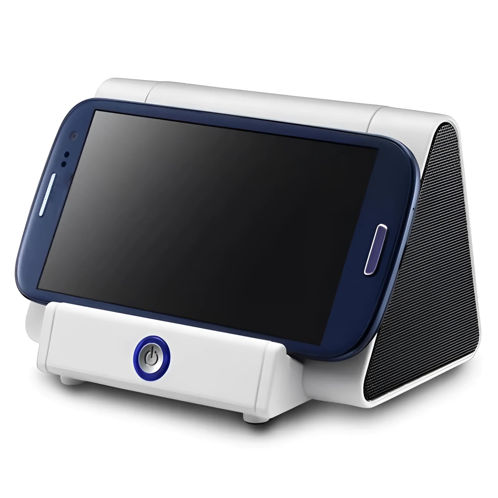 Black and white wireless mini Bluetooth speaker with built-in rechargeable battery