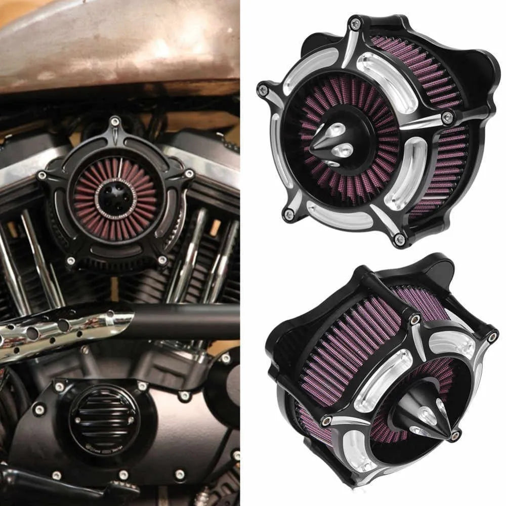 Aluminium alloy motorcycle air filter for Harley Davidson 883 and Big Glide models