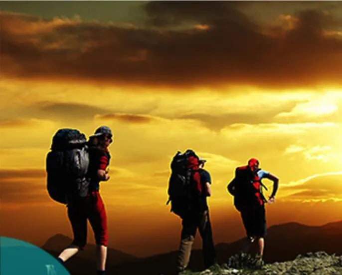 Aluminium alloy rechargeable LED headlamp with adjustable strap on a dark background.