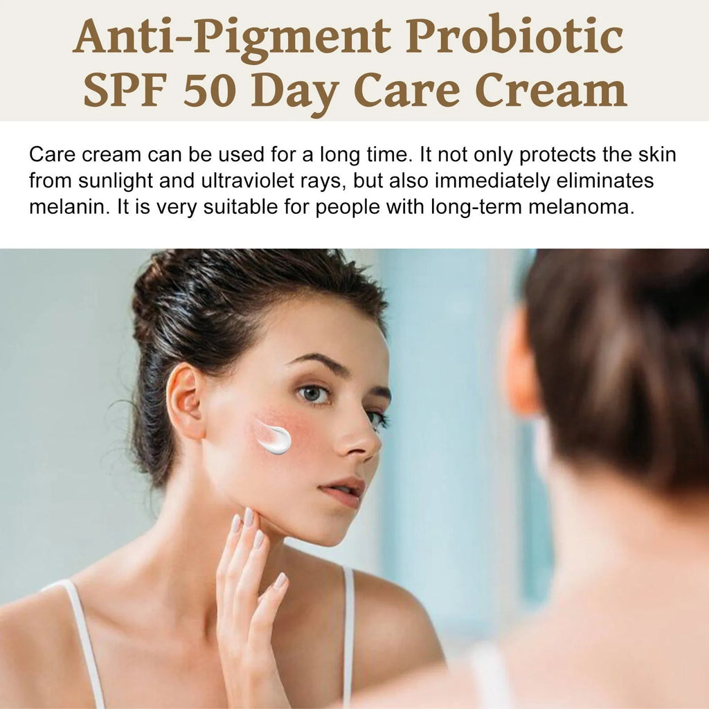 50g jar of probiotic brightening protective cream with centella and marigold extract