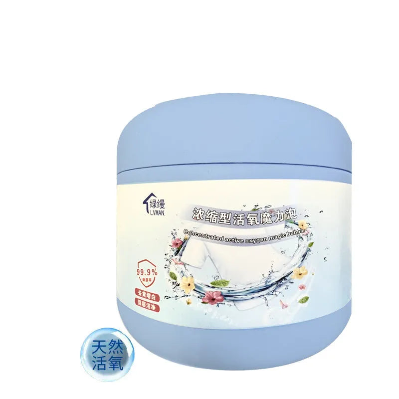 400g bottle of active oxygen bleaching powder for laundry stain removal