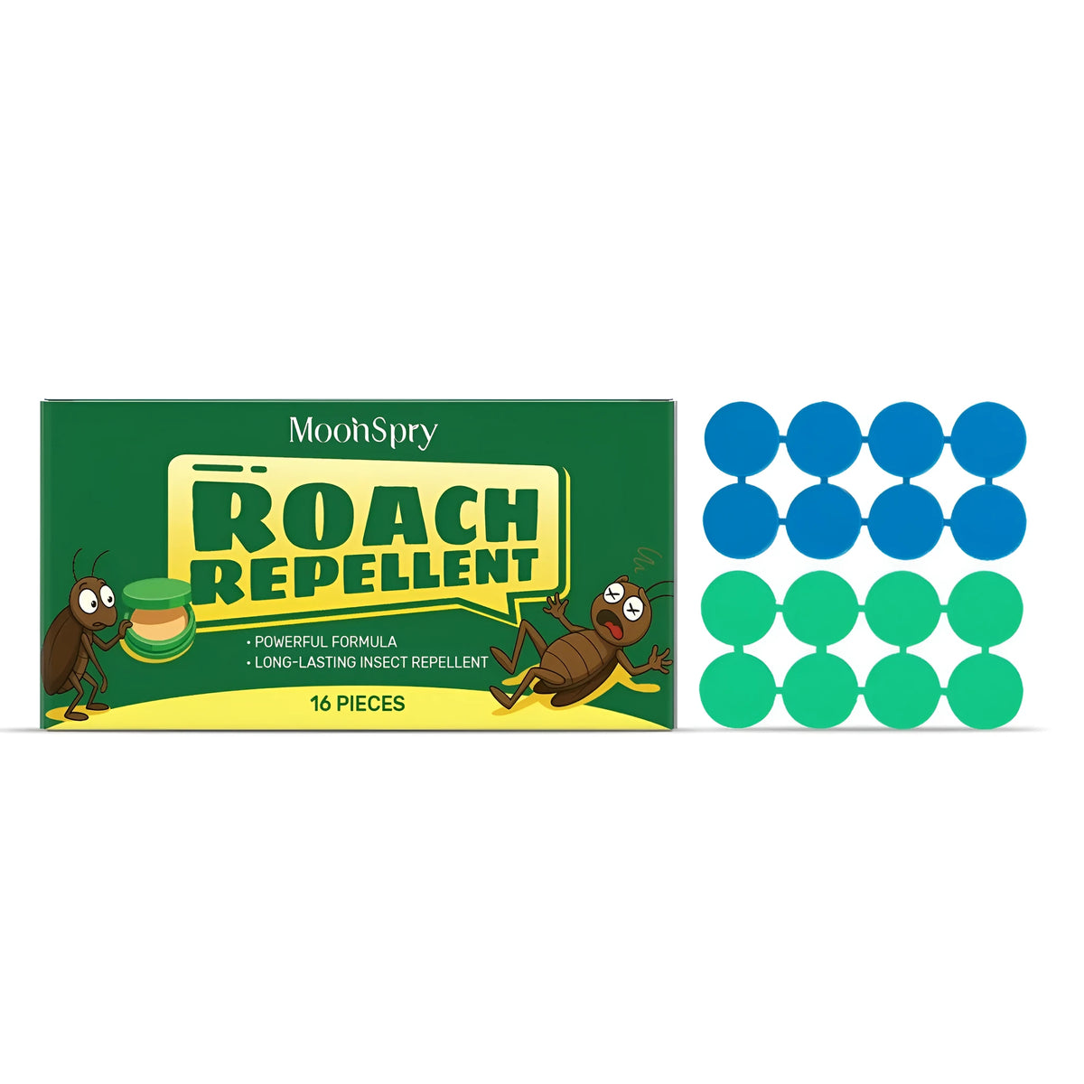 Cockroach bait paste tubes with adhesive pads for household insect control placement