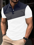 Men's grey t-shirt with 3D digital colour matching pattern, short sleeves, loose fit