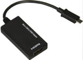 Black DisplayPort to HDMI adapter with 12cm cable for connecting laptops to monitors