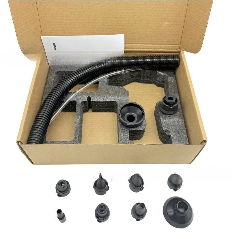 Lithium battery brush air exhauster for dust cleaning and snow removal with bare metal head
