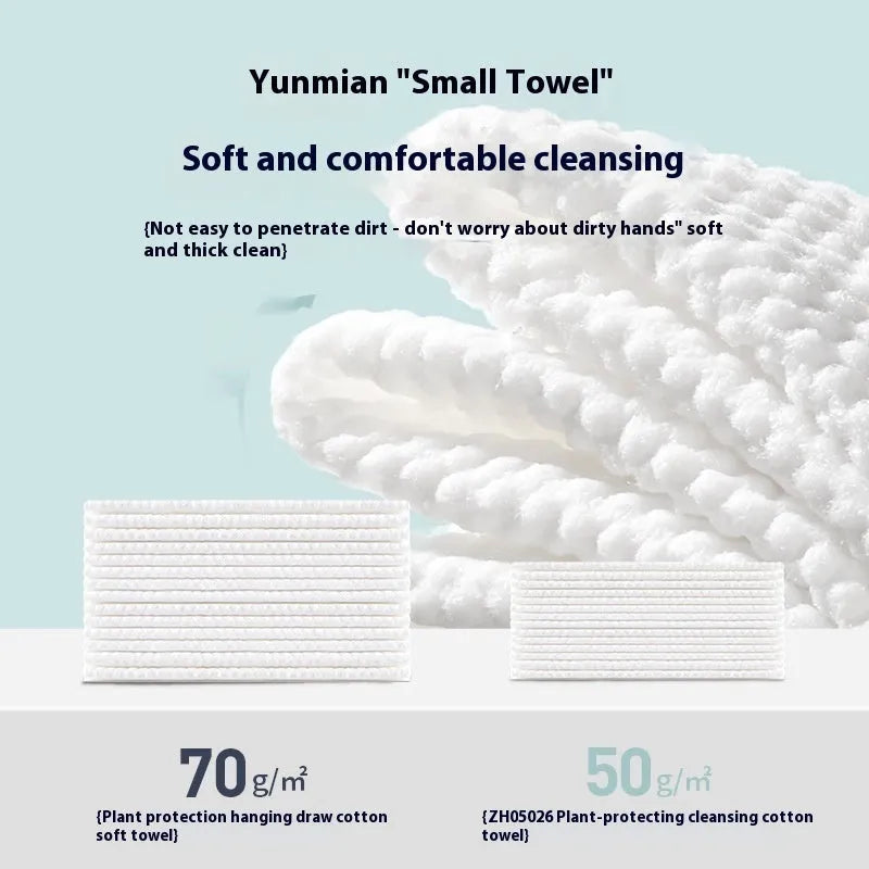 White disposable hanging towel roll with 100 thickened sheets for bathroom and kitchen use