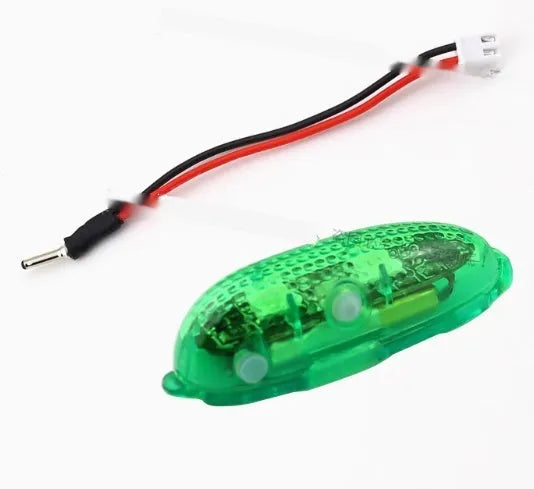 V3 wireless charging waterproof navigation lights for model ships and cars, showing green, red, and white colour options.
