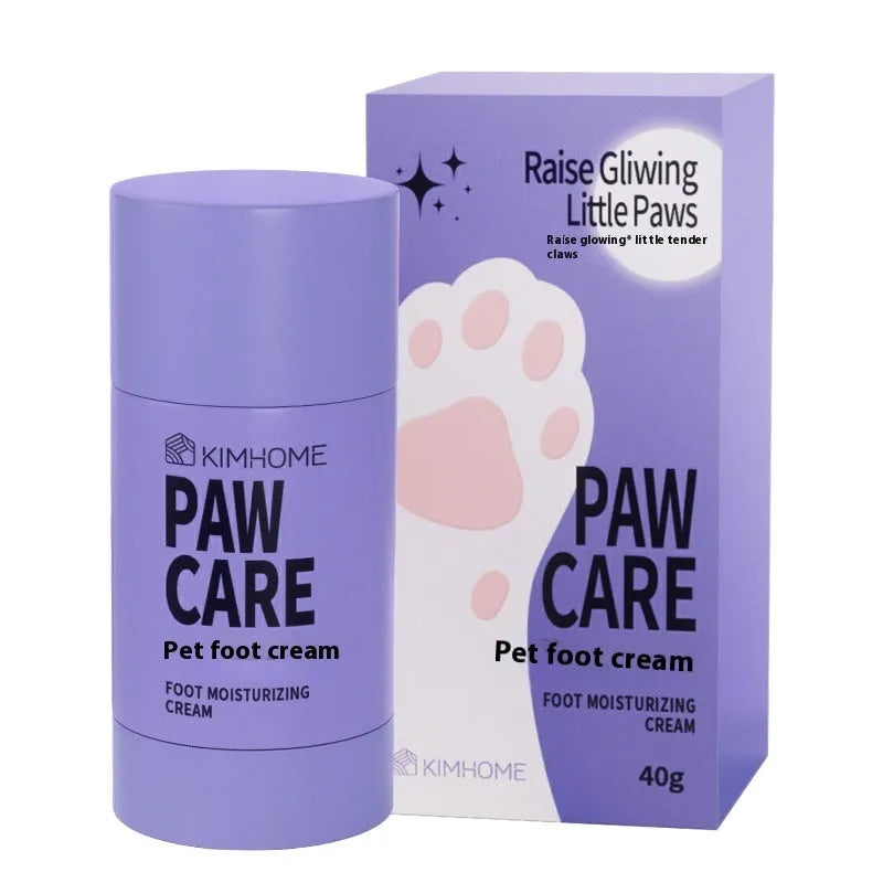 40g tube of pet foot moisturising cream with planting Brazil palm wax for dogs and cats