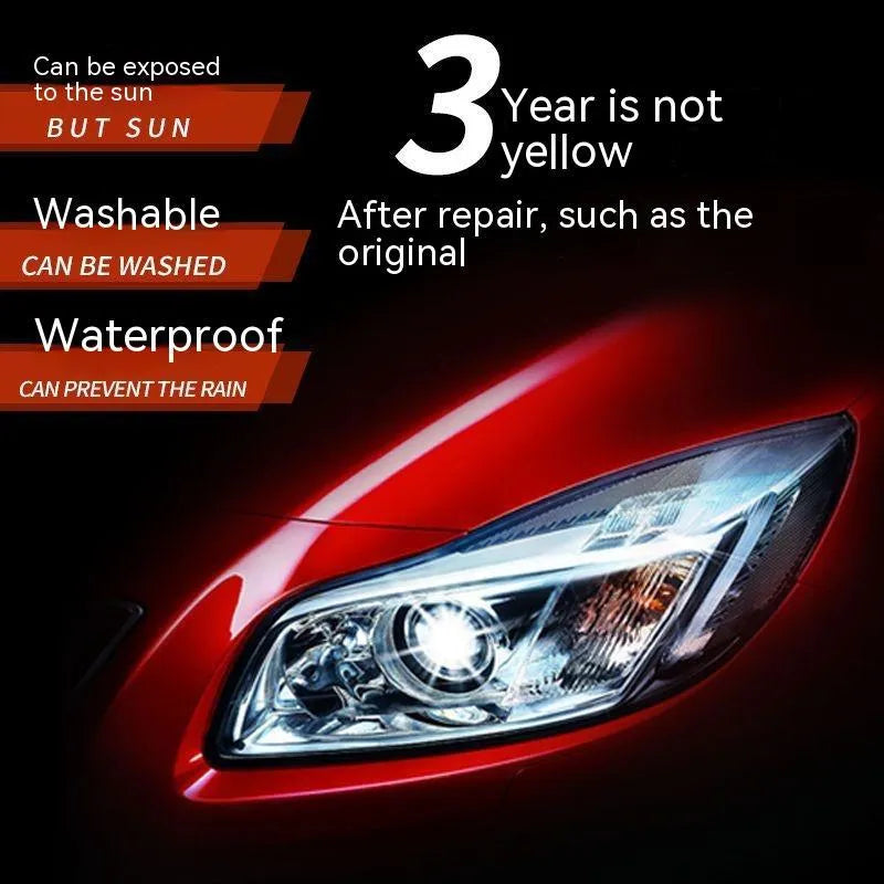 100ml bottle of car headlight restoration liquid for plastic lens oxidation removal