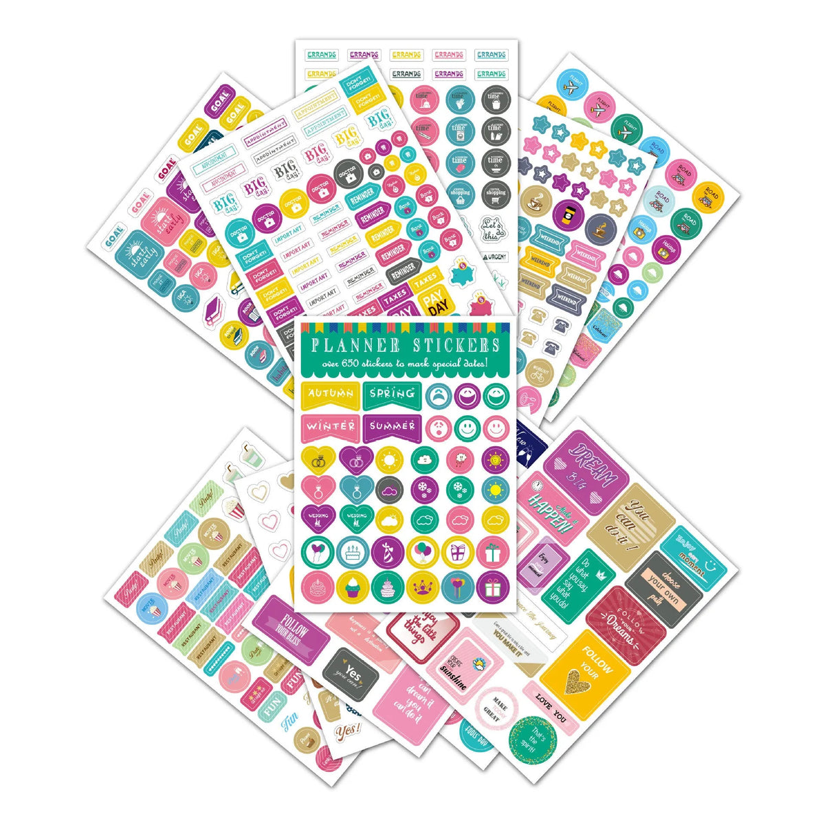 Irregular shape plan decoration note stickers in copper plate with 0.13mm thickness and white thick bottom paper