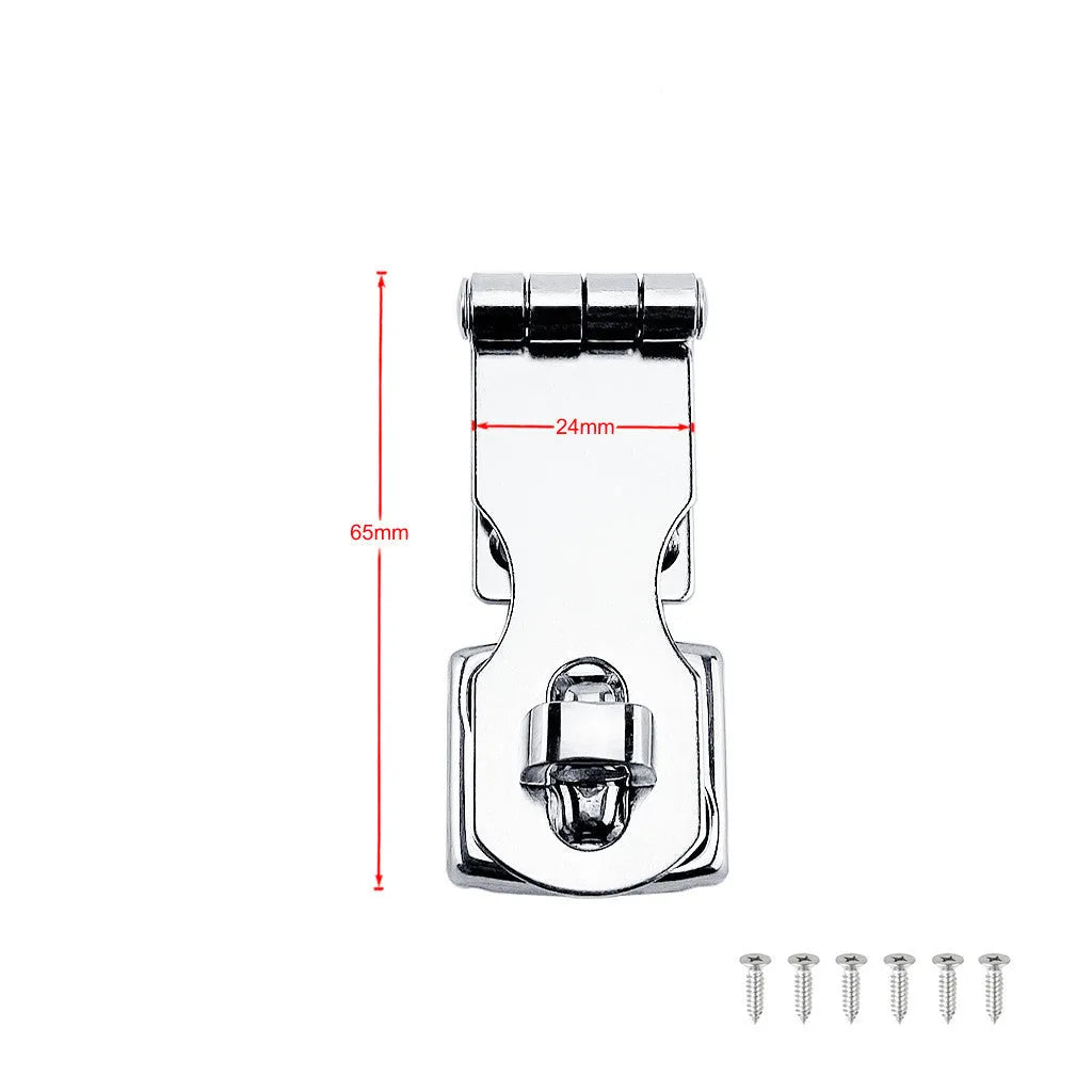 304 stainless steel lock latch hasp bolt with mirror polish silver finish