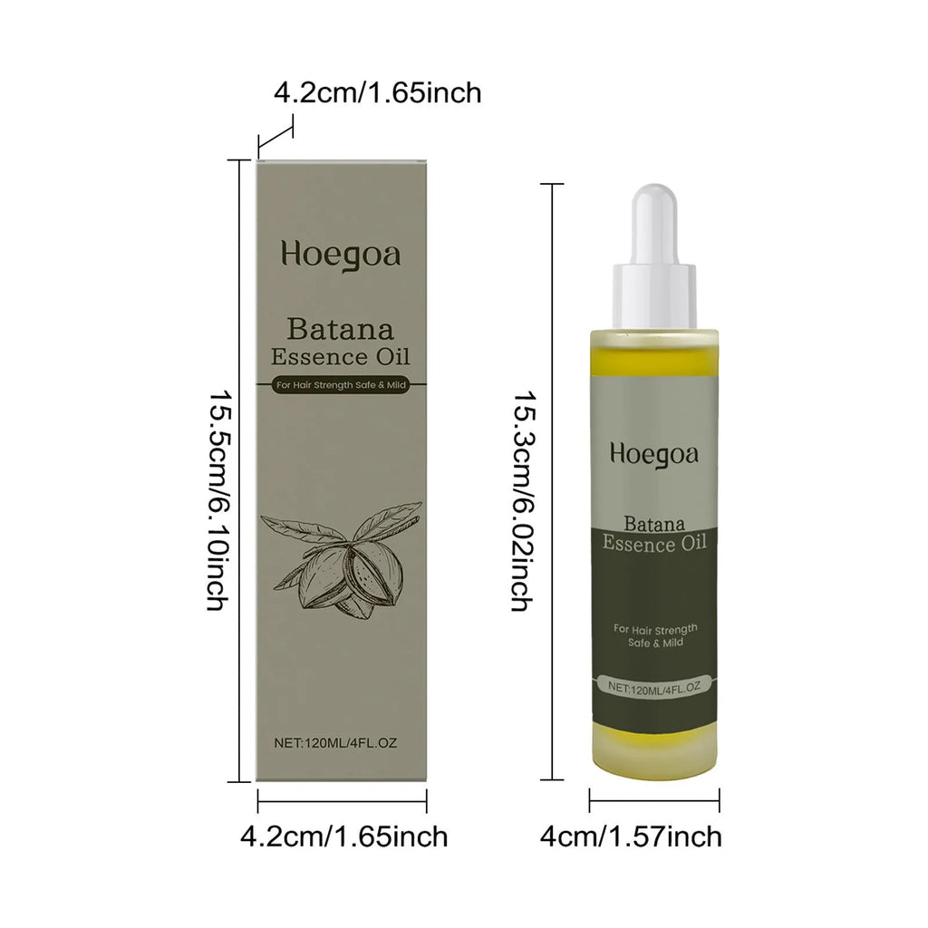 120ml bottle of Platthana Secret Hair Essential Oil with botanical ingredients