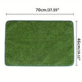 Artificial grass dog toilet training mat showing three size options for indoor pet training