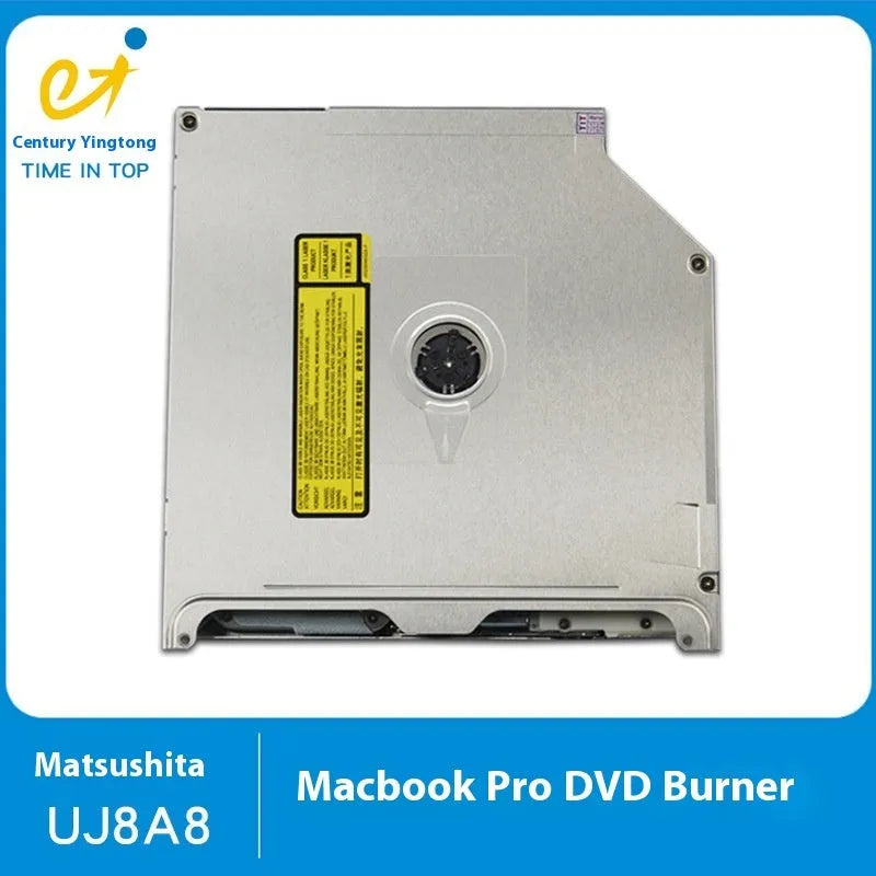 Silver built-in optical drive for MacBook Pro 13 laptop with SATA connection