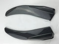 Front and rear car bumper deflector for GM vehicles in ABS plastic with carbon fibre or black finish