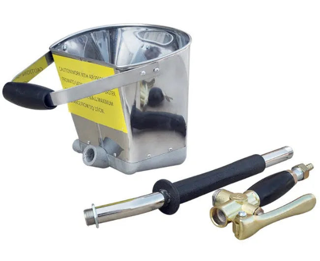 Automatic pneumatic spray gun with aluminium body and stainless steel nozzle