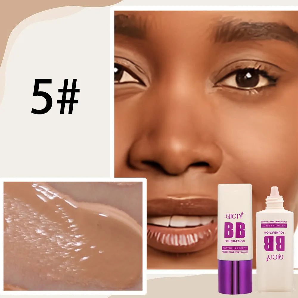 Feeding bottle packaging containing brightening liquid foundation concealer BB cream in 10 shade options