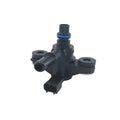 Black ABS plastic turbo solenoid valve for Ford cars, model AU5A-9G866-AB