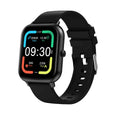 Bluetooth smart watch with heart rate monitor on wrist, showing TFT touchscreen display.
