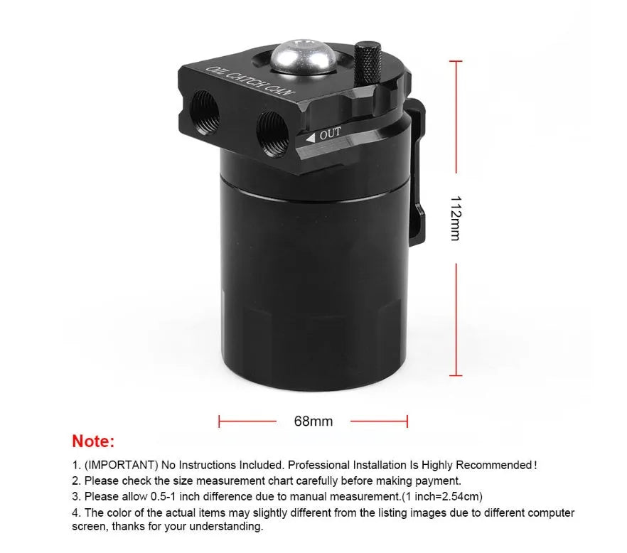 Aluminium alloy oil separator for Ford Expedition in black red blue silver options
