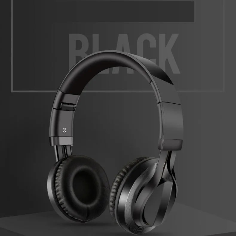 Wired karaoke headset with microphone and black ear cushions connected to mobile phone