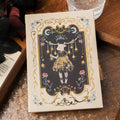 THALO brand A5 retro art notebook with gothic style, showing one of three cover design options.