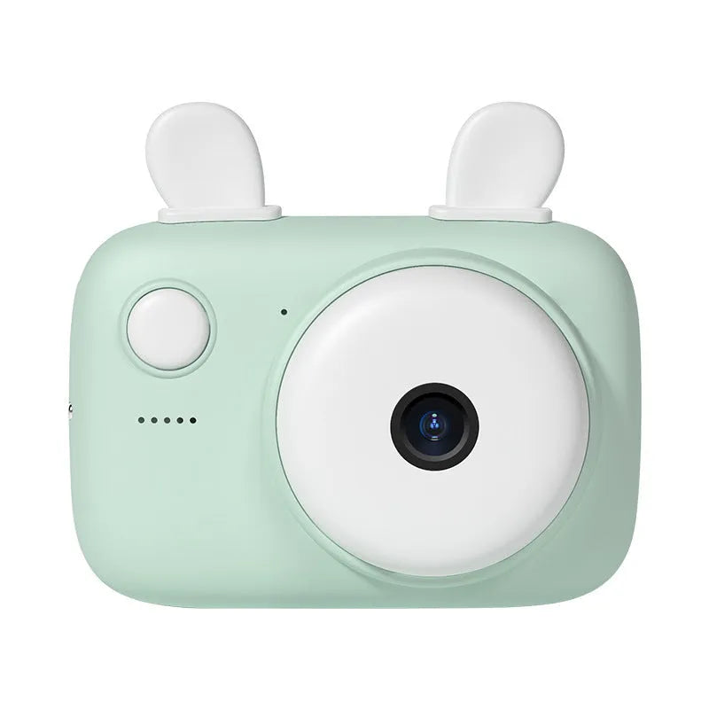 Colourful kids digital camera with 2.4 inch screen and dual lenses in macaron design