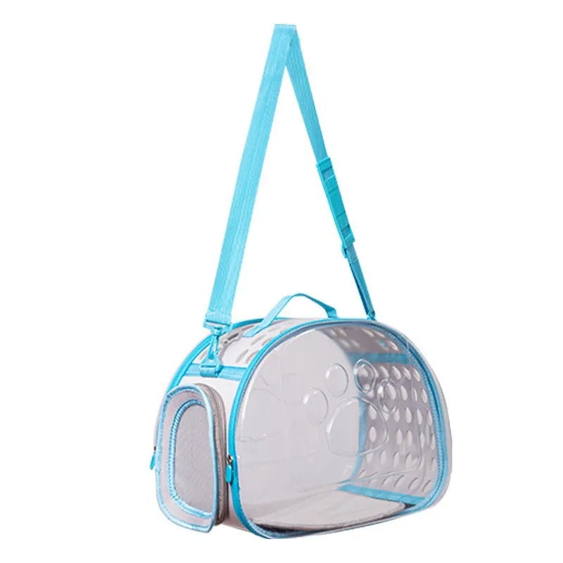 Transparent space capsule backpack for cats with hard EVA construction in multiple colour options