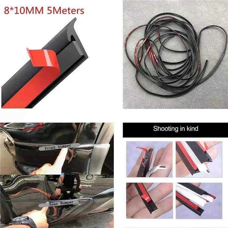 Black TPE automotive rubber seal strip for door and window gap filling applications