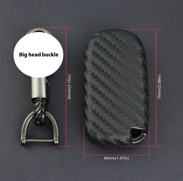 Silicone key protection case for Dodge Chrysler Fiat remote keys with single bag and buckle options