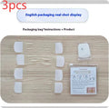V27 skin tone neck firming tape strips and adhesive patches on packaging.