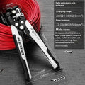 Fully automatic wire stripping pliers tool with high carbon steel blade