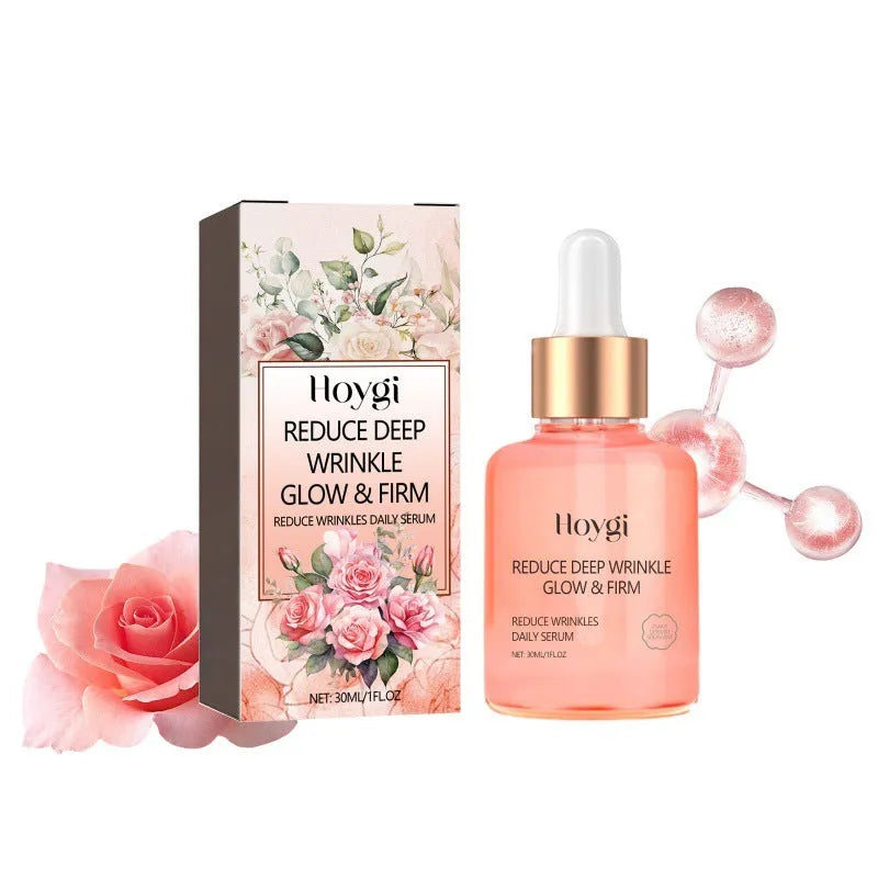 30ml bottle of rose essential oil for facial skin brightening and wrinkle reduction