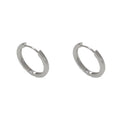 Women's geometric ear clip with round elements in gold plating on copper