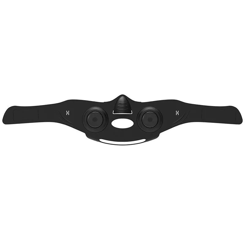 Black photon beauty device facial mask with USB charging port