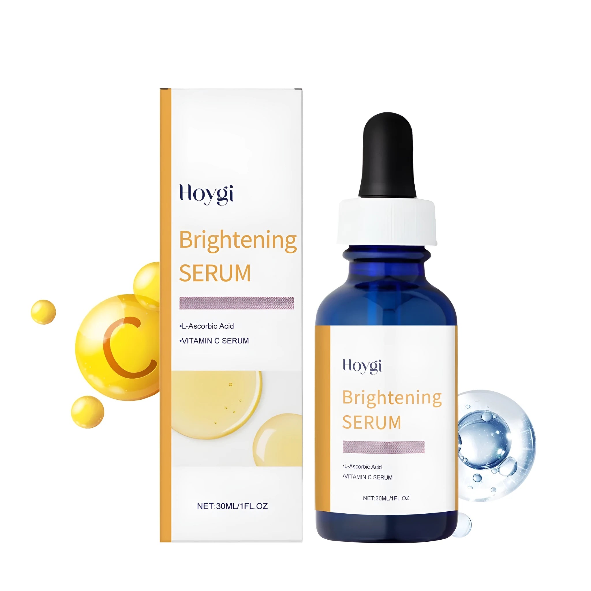 30ml bottle of Vitamin C Solution serum with ascorbic acid and vitamin E for facial skincare